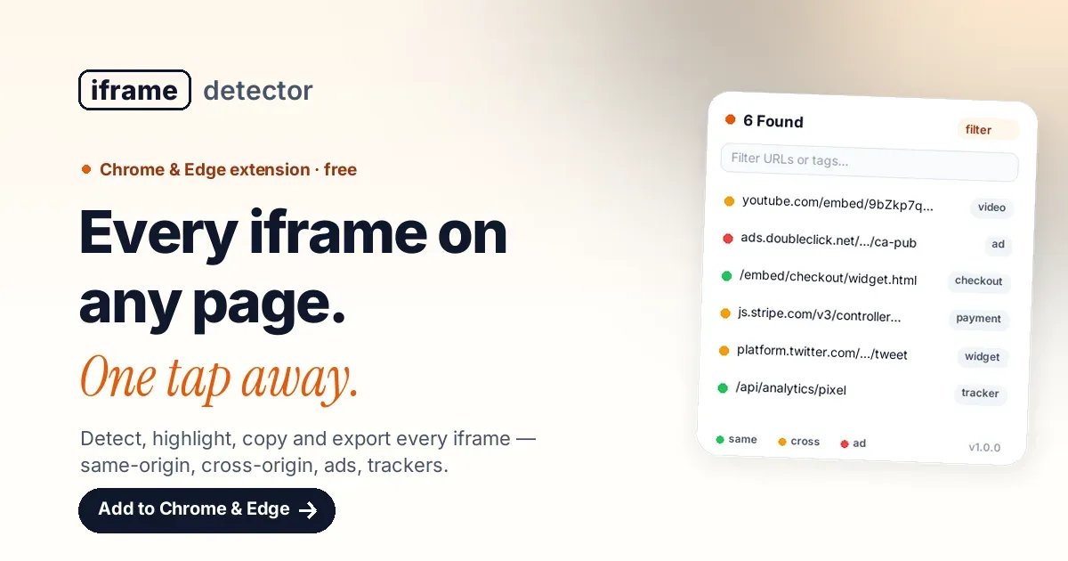 Iframe Detector — cover